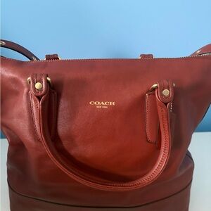 Coach vintage zip satchel/shoulder bag